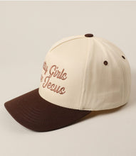 Load image into Gallery viewer, Brown Pretty girls love Jesus cap
