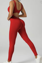Load image into Gallery viewer, Red v day jumpsuit